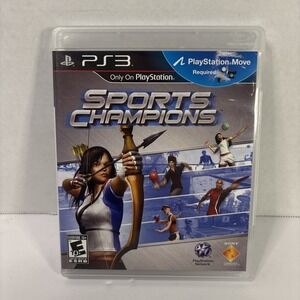 Sports Champions PS3 Sony PlayStation 3 Move Required Tested